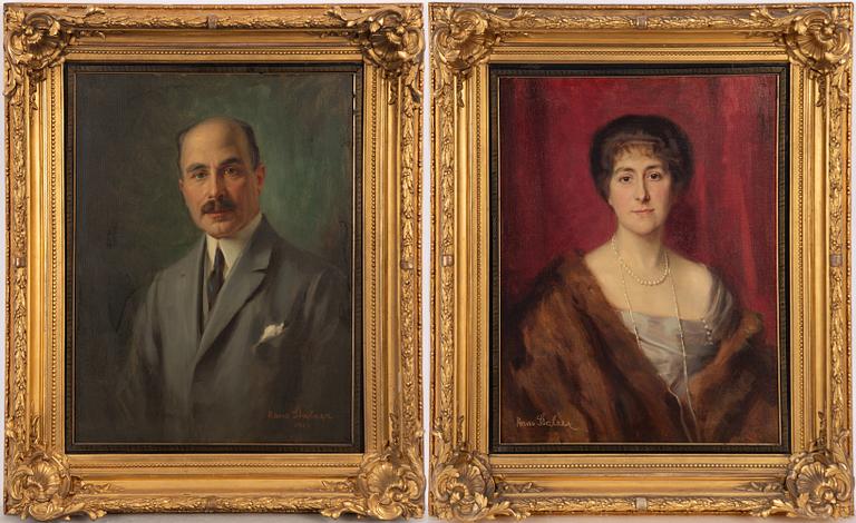 Hans Stalzer, "Ivan Traugott" (1871-1952) & wife "Zelda Wise" (1877-).