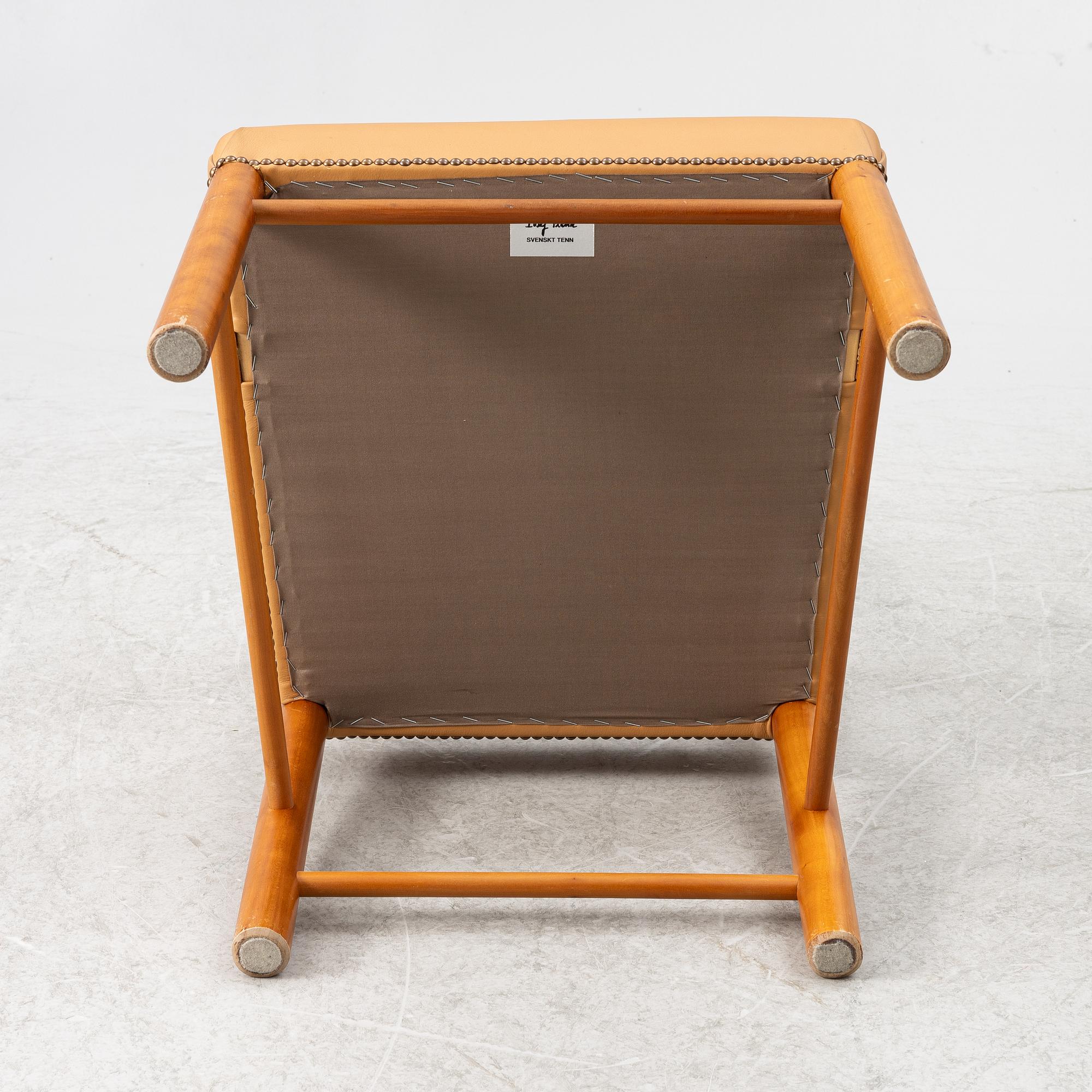 Josef Frank, Armchair, model 652, Svenskt Tenn, after 1985.