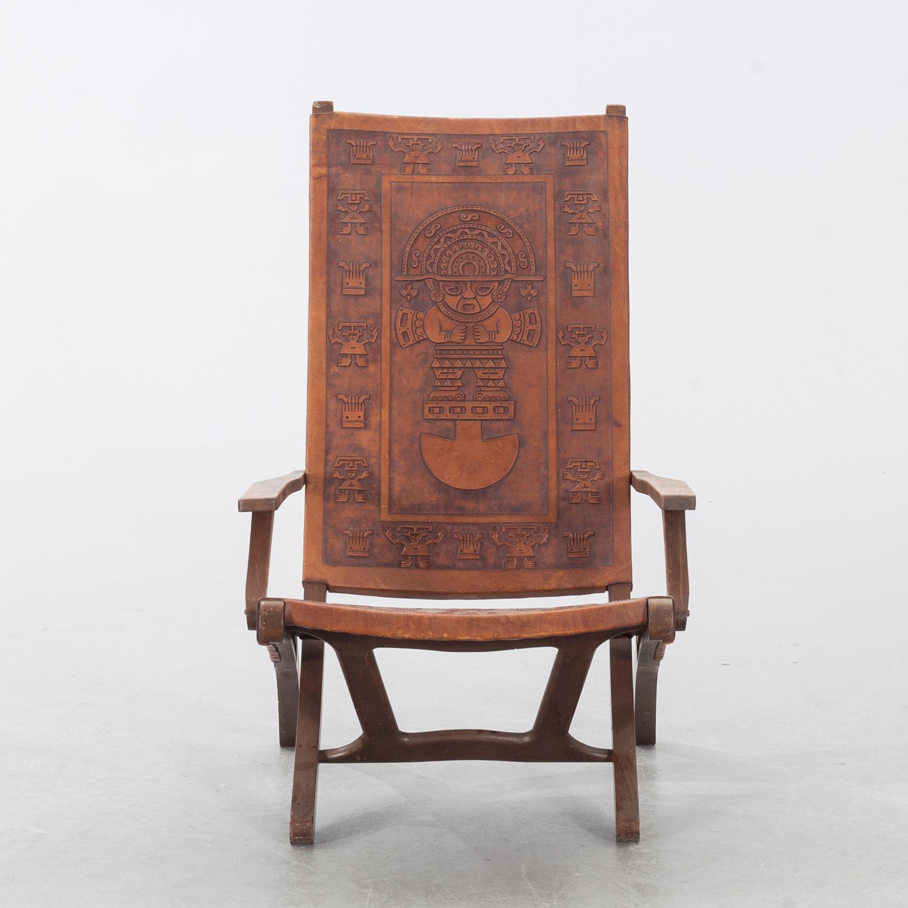 ANGEL PAZMINO, fällstol 1900-talets andra hälft.