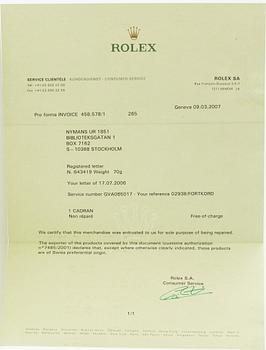 Rolex, Sea-Dweller, "Double Red Mark IV", ca 1975.