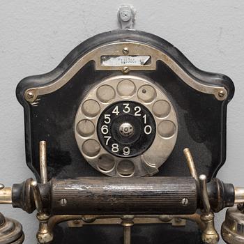 A early 20th century L M Ericsson telephone.