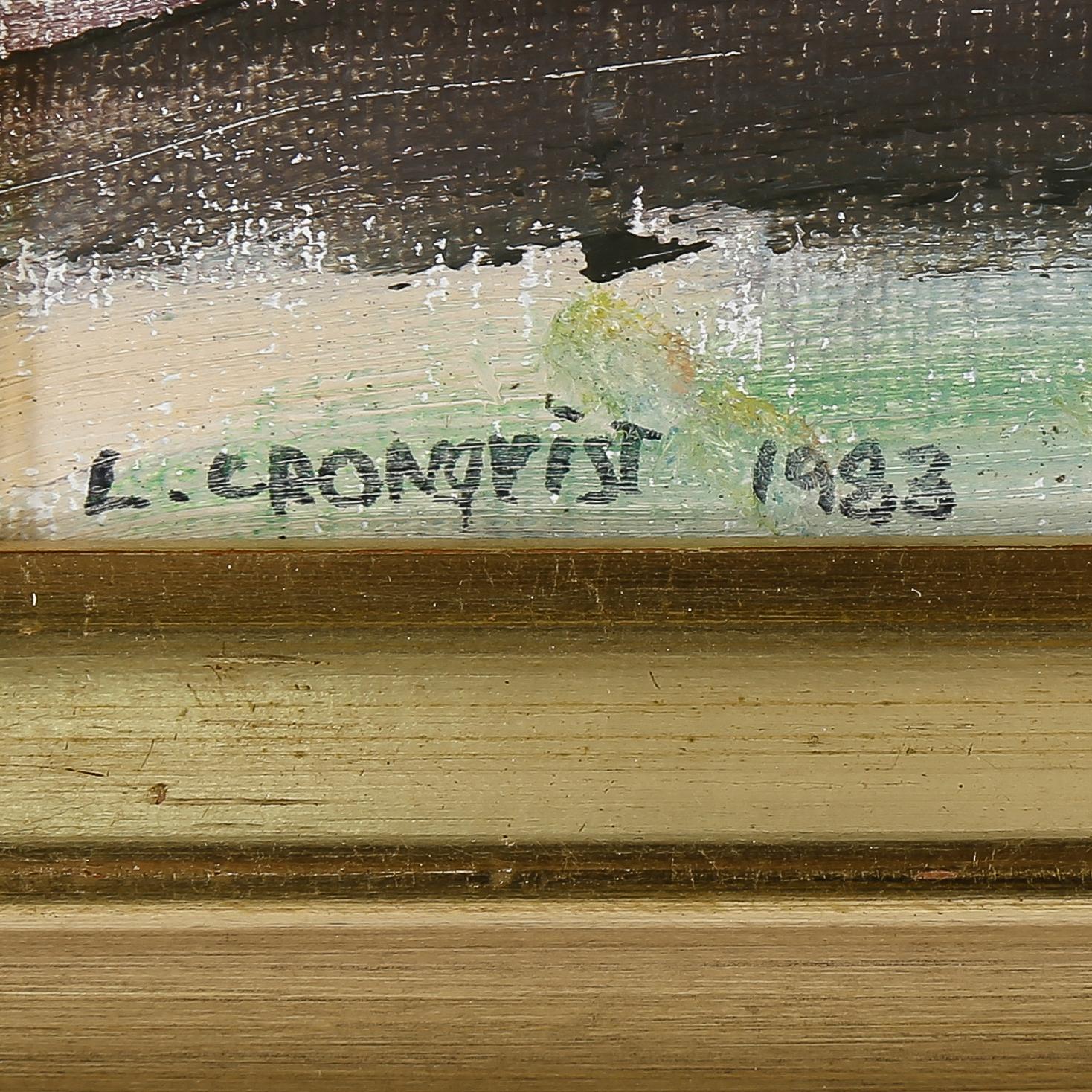 LENA CRONQVIST, olja på duk, signerad, daterad 1983.