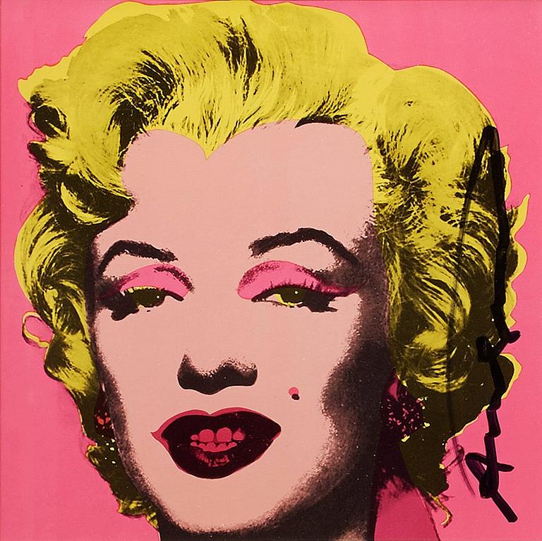 Andy Warhol (After), "Marilyn Monroe (invitation card)".