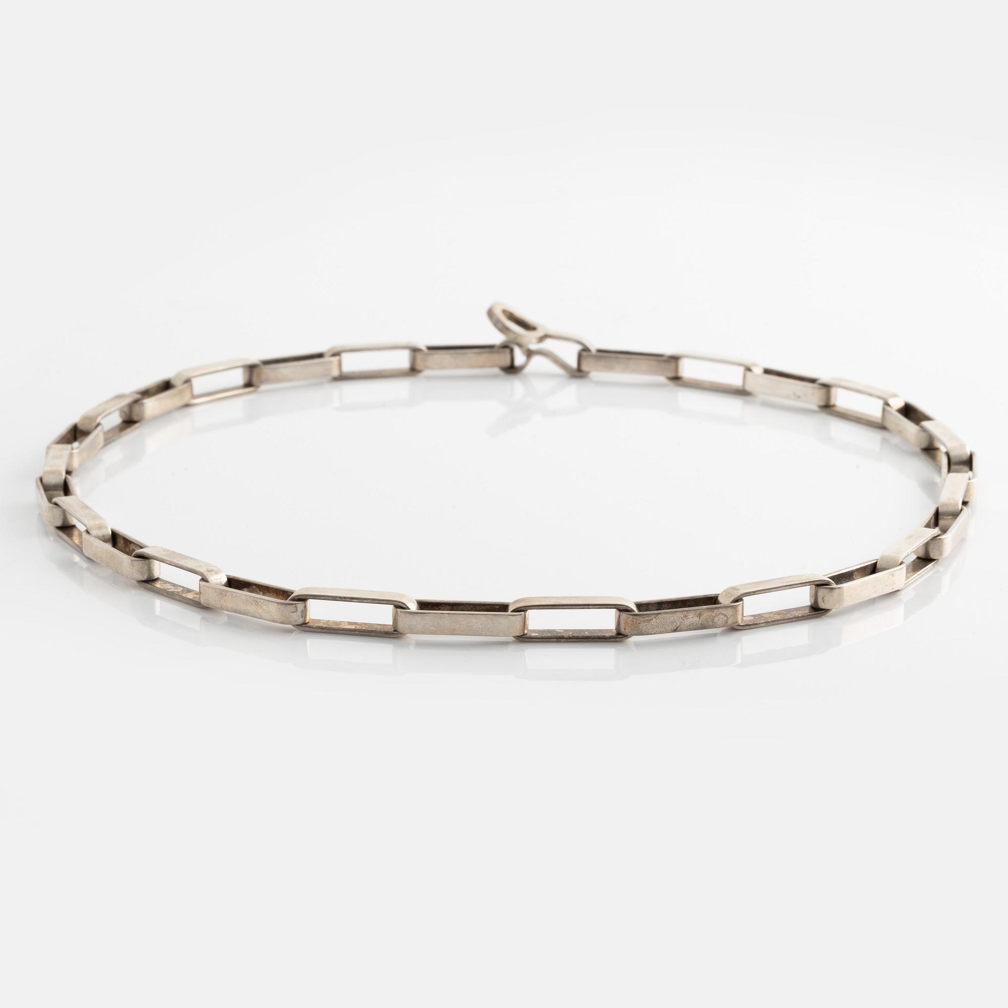 Karl-Ingemar Johansson, necklace, silver.