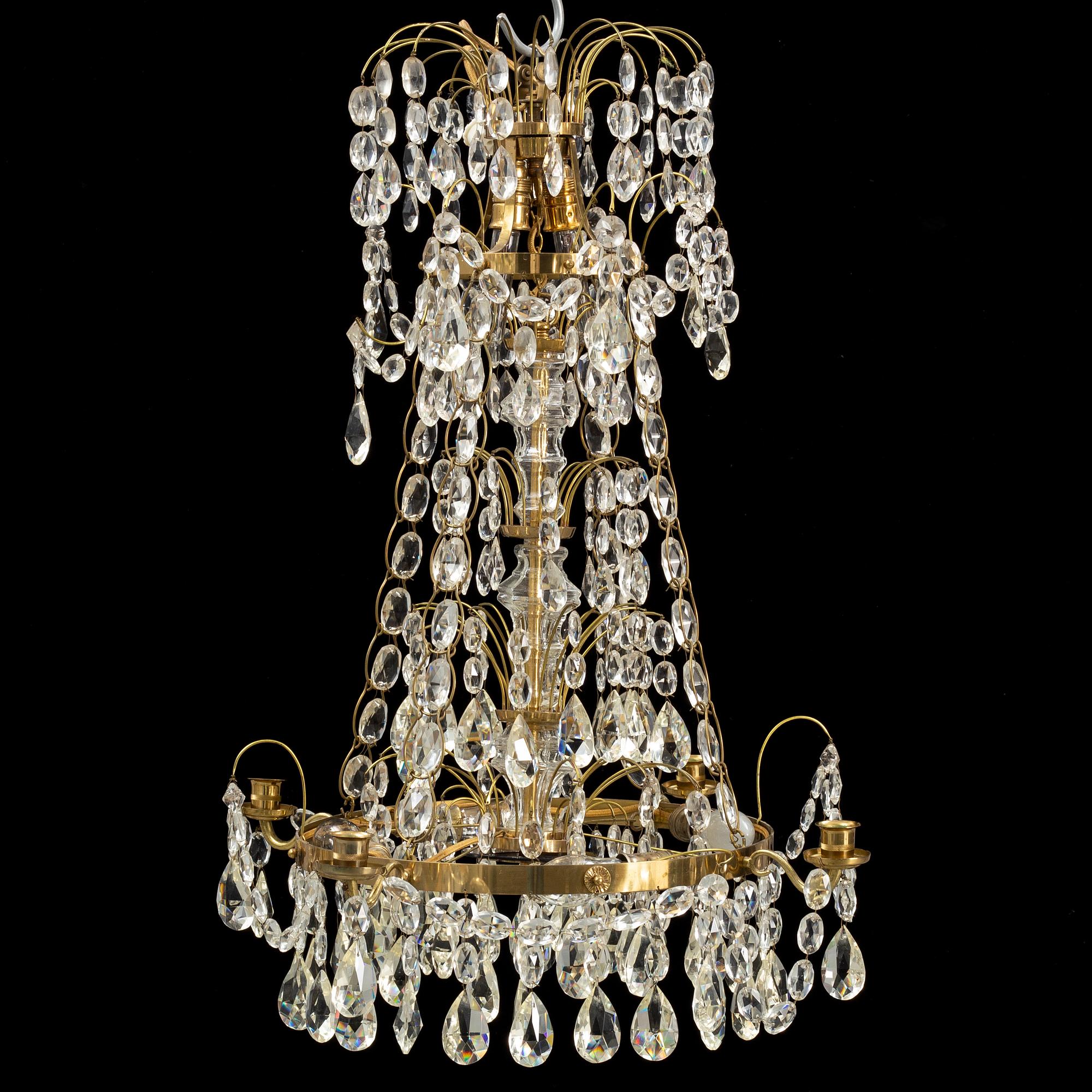 LJUSKRONA, gustaviansk stil, 1900-talets andra hälft.