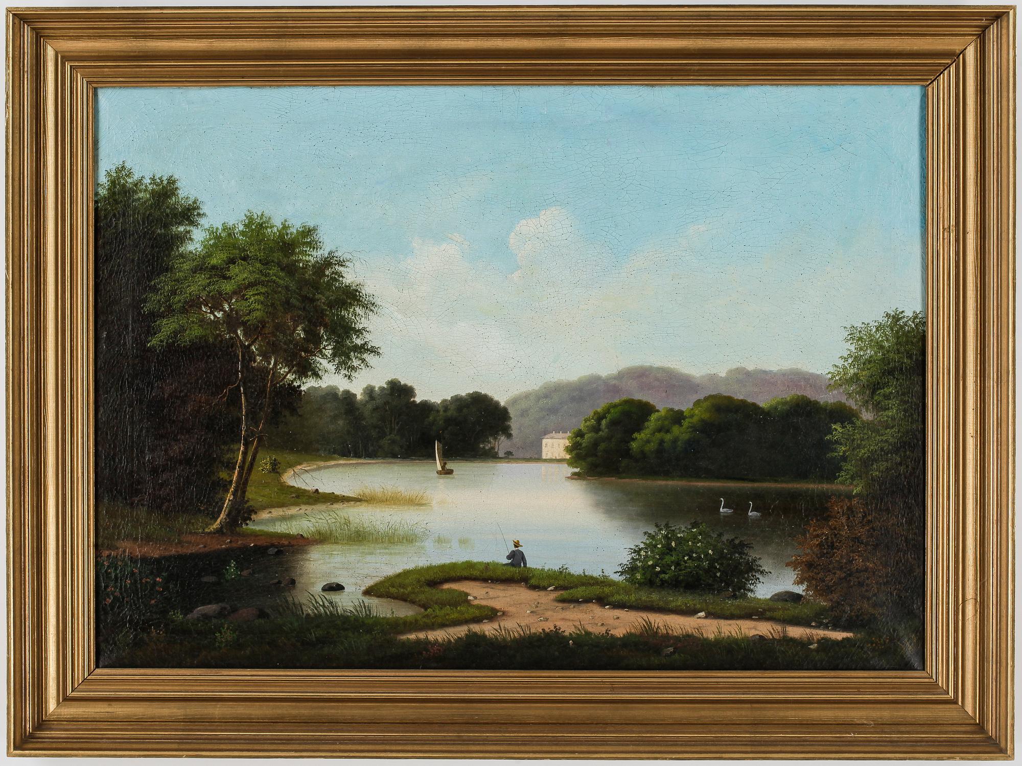 OKÄND KONSTNÄR, olja på duk, enligt uppgift från Sydtyskland, 1800-talets slut.