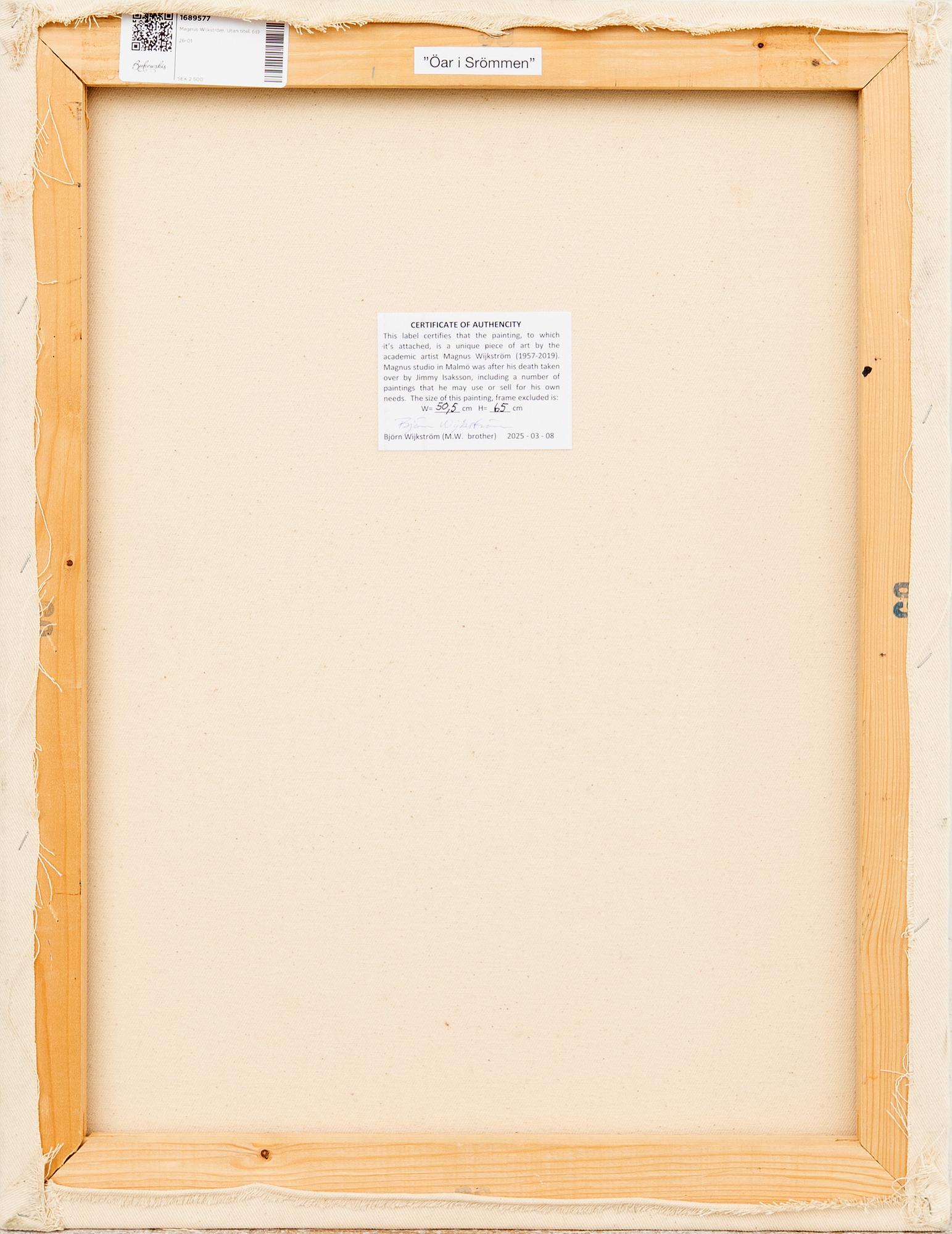 Magnus Wijkström, "Öar i strömmen".