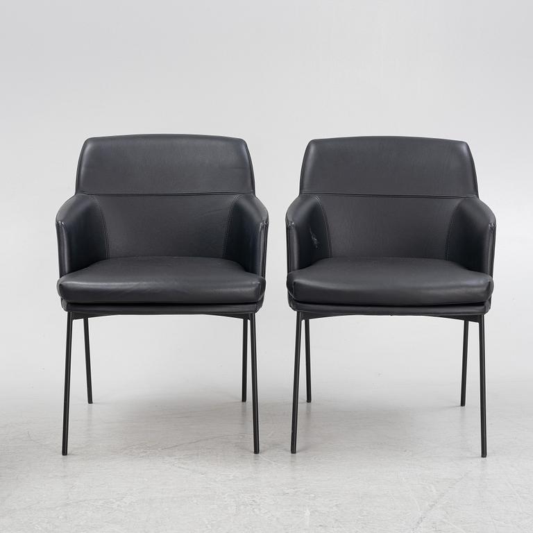 Claesson Koivisto Rune, six 'Montevideo' armchairs, Tacchini, Italy.