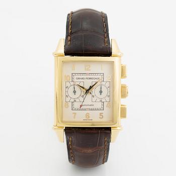 Girard-Perregaux, Vintage 1945, wristwatch, chronograph,  30 x 31 (47) mm.