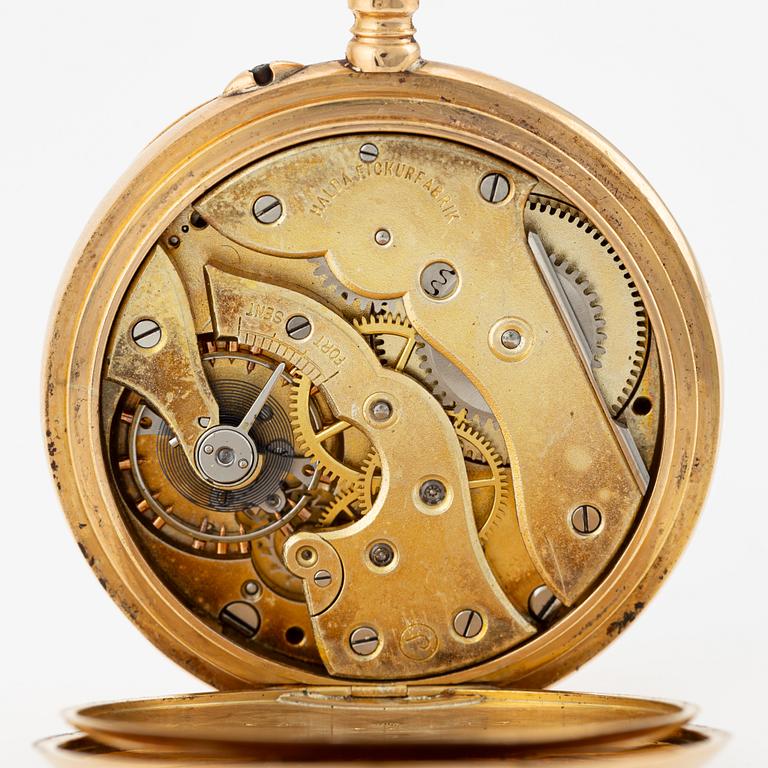 Halda, pocket watch, 41 mm.