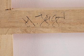 Holger Kurt Jäger, acrylic on canvas, signed verso.