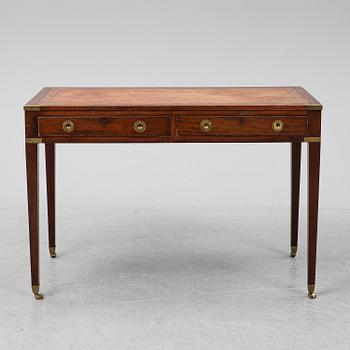 SKRIVBORD, mahogny, England, 1800-talets slut.