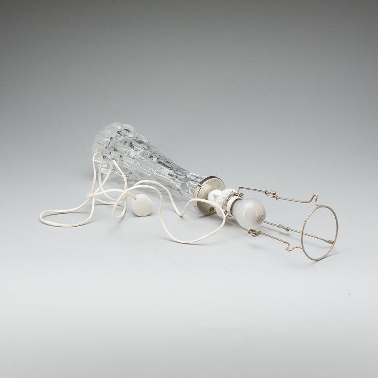 BORDSLAMPA, troligen Carl Fagerlund, Orrefors.