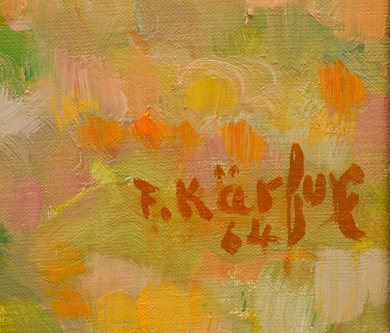 FRITZ KÄRFVE, olja på duk, sign och dat -64.