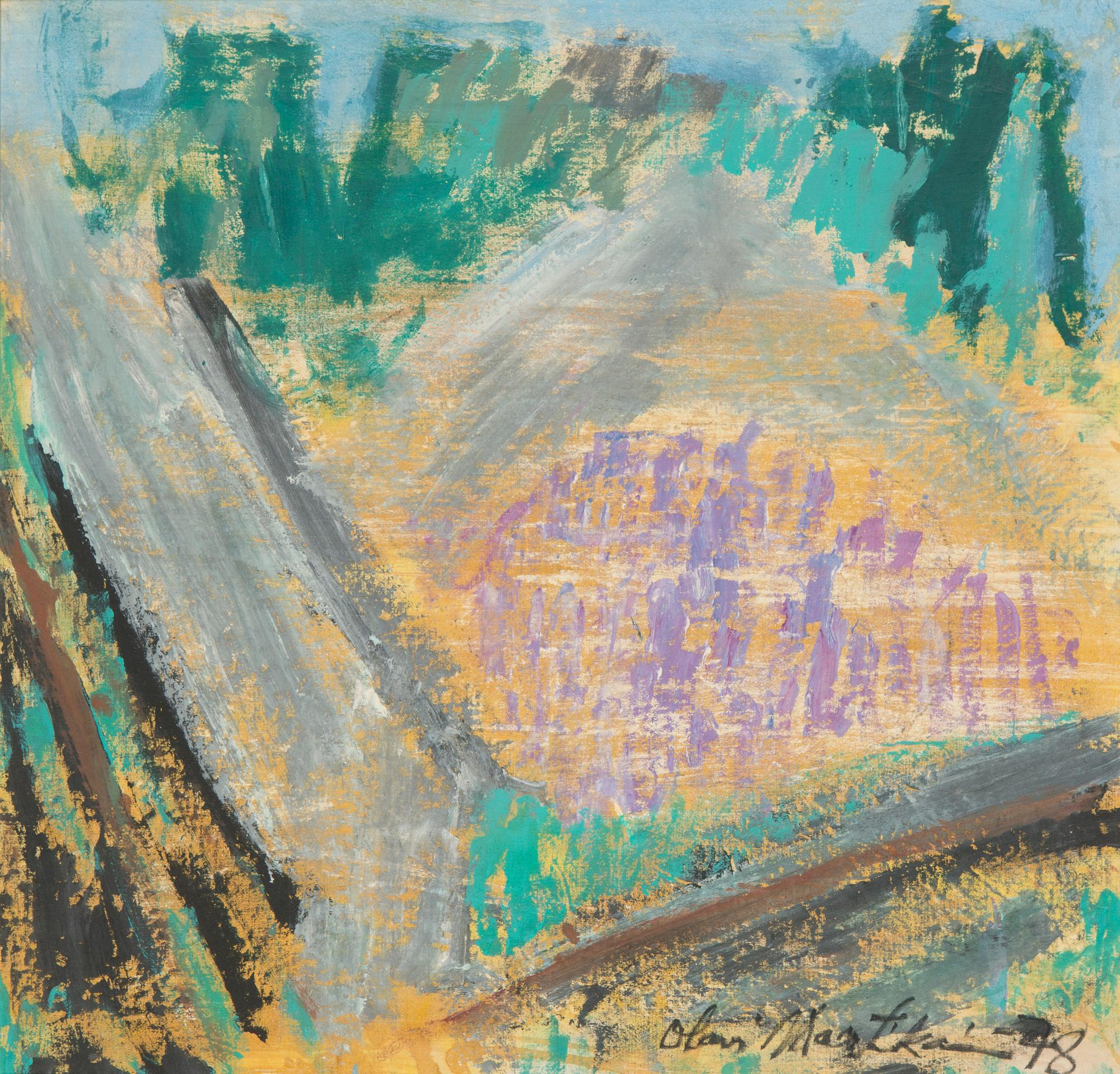 Olavi Martikainen, olja på duk, signerad och daterad -78.