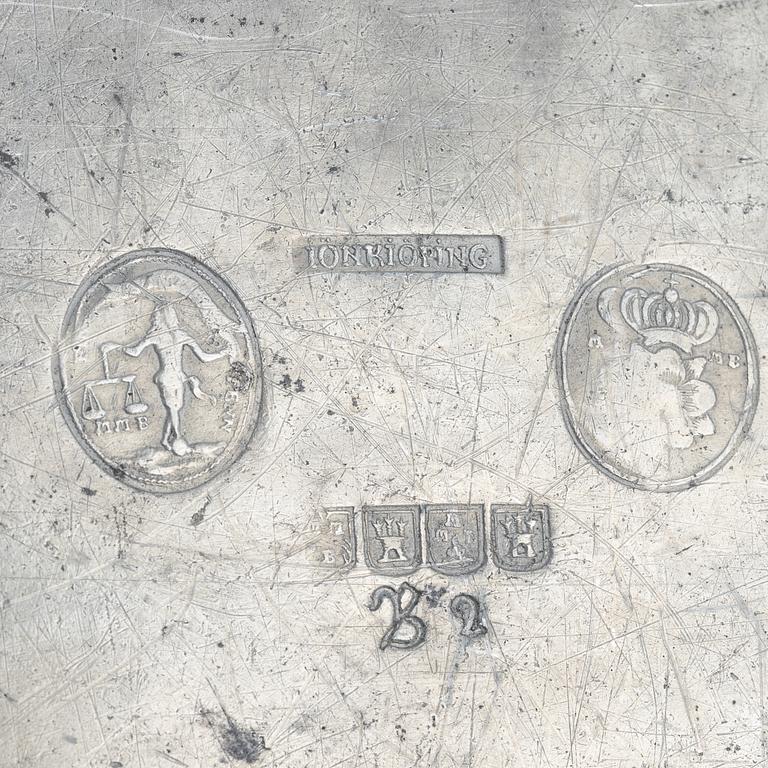 Tenn, 3 delar, Sverige, 1800-tal.