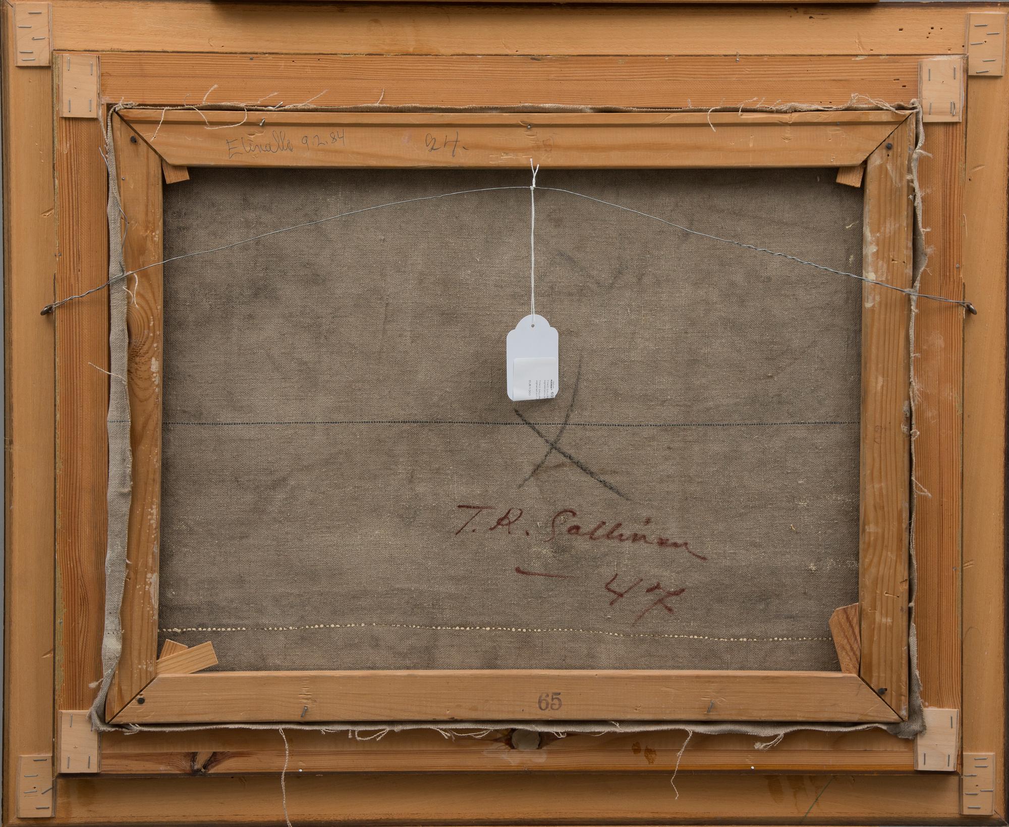 TYKO SALLINEN, olja på duk, signerad och daterad -47.