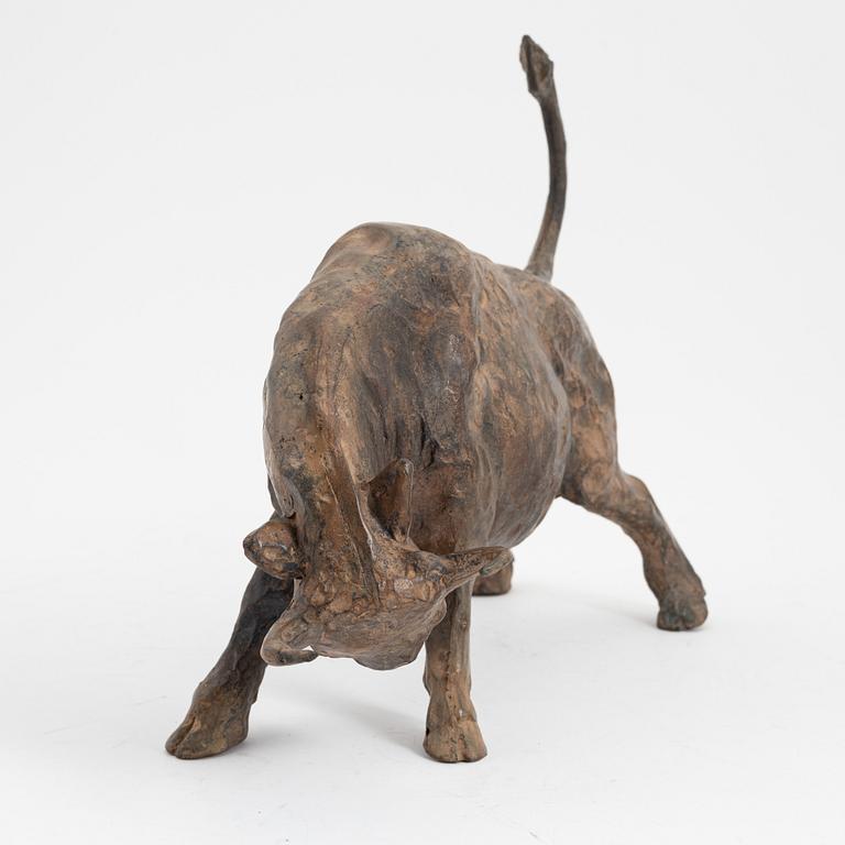 Pierre Chenet, sculpture. Signed with a stamp. Bronze, height 28.5 cm, length 40 cm.