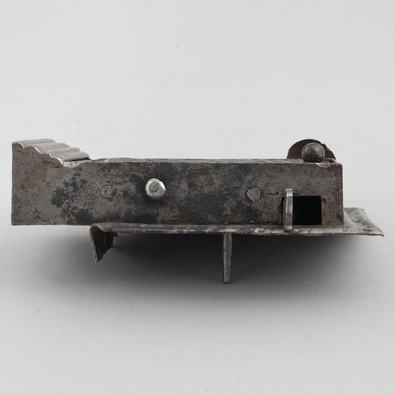 Lås, troligen Sverige, 1700-talets mitt, Rokoko.