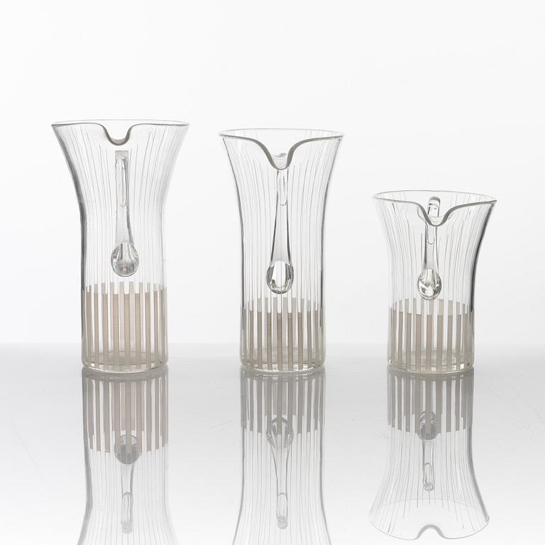 Bengt Orup, servisdelar, 5 st, "Strikt", Johansfors, 1950-tal.