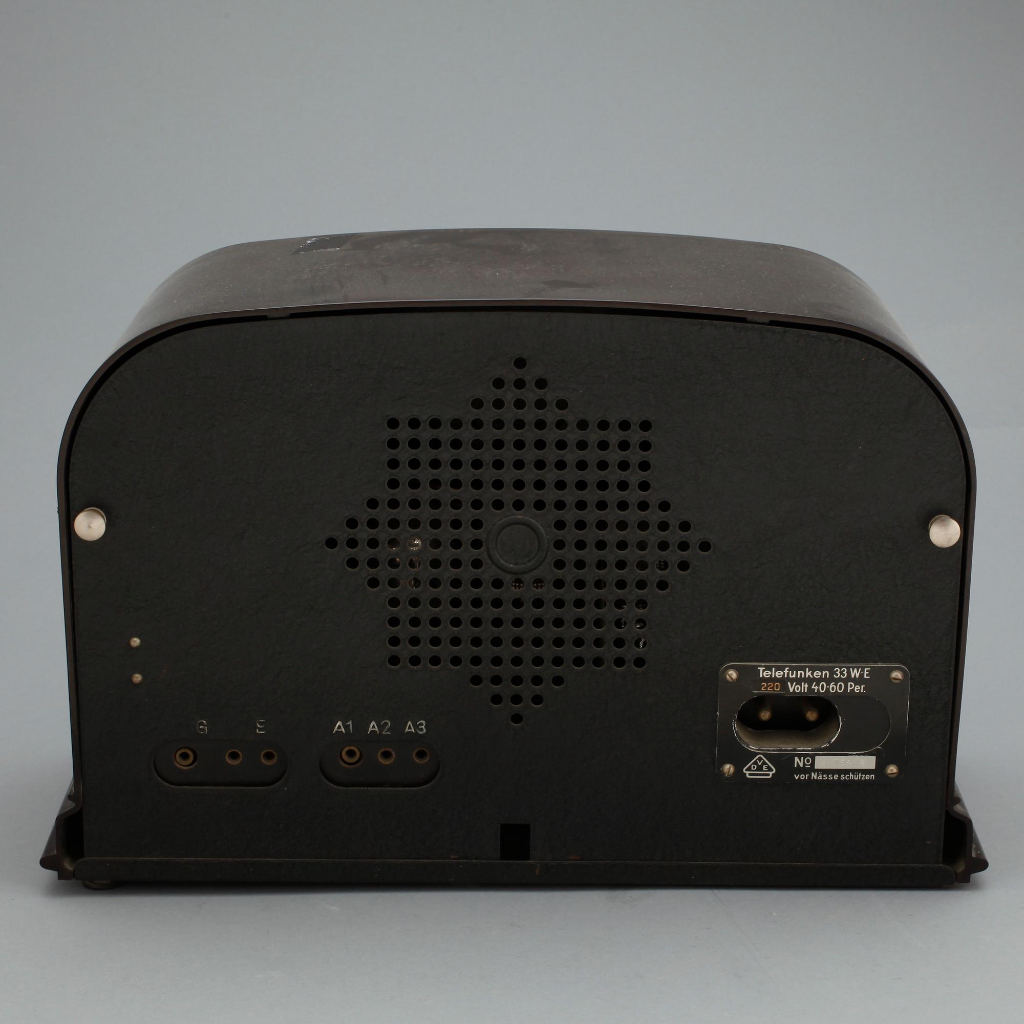 RADIO, bakelit, "Telefunken" 1928.