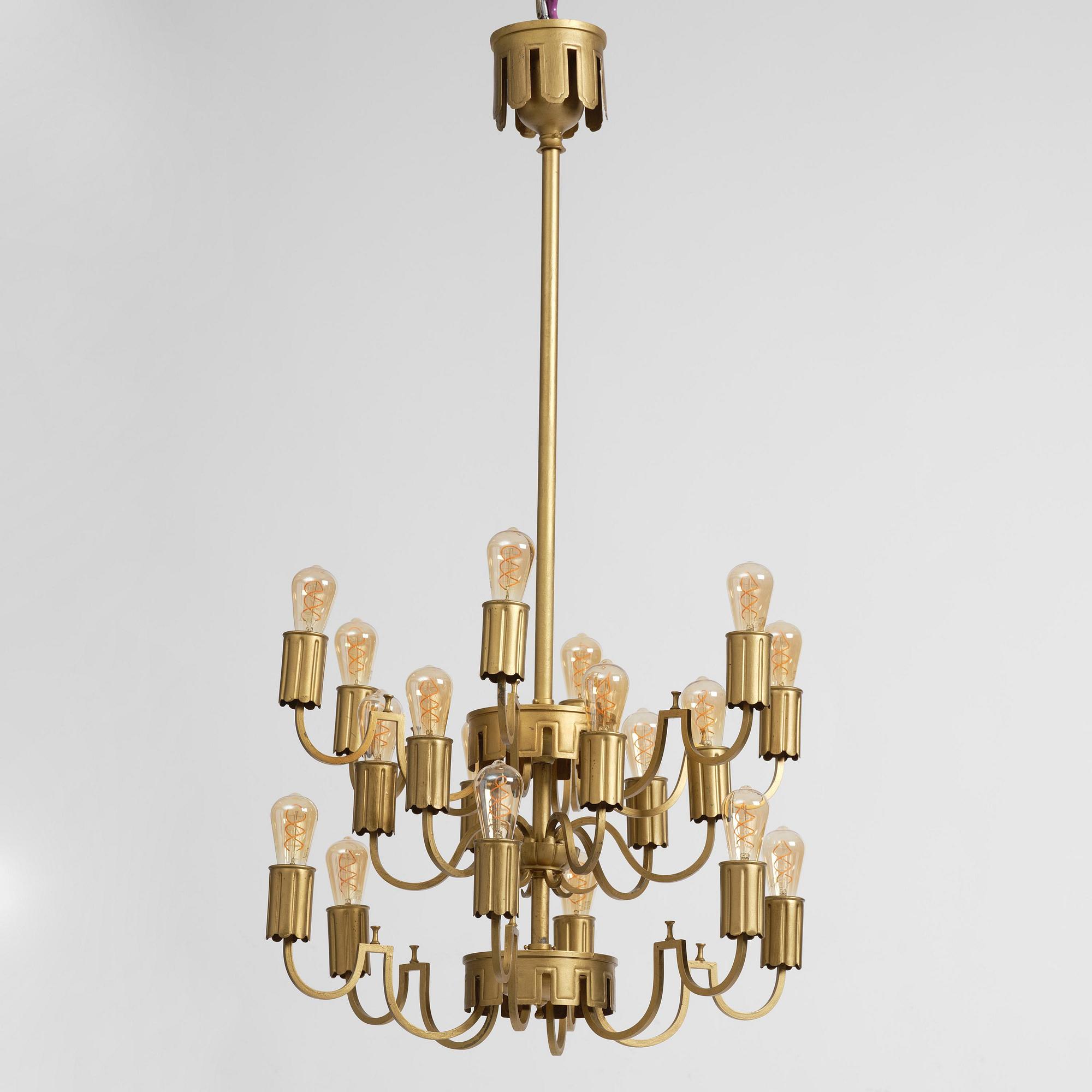 Swedish Grace, an imposing chandelier, 1920s-30s.