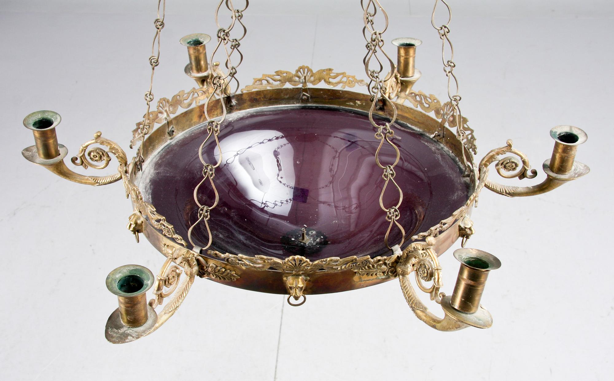 TAKAMPEL, senempire, 1800-talets mitt. Diam 61.