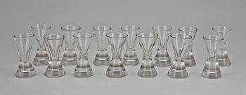 SNAPSGLAS, 14st, glas, 1900-tal.