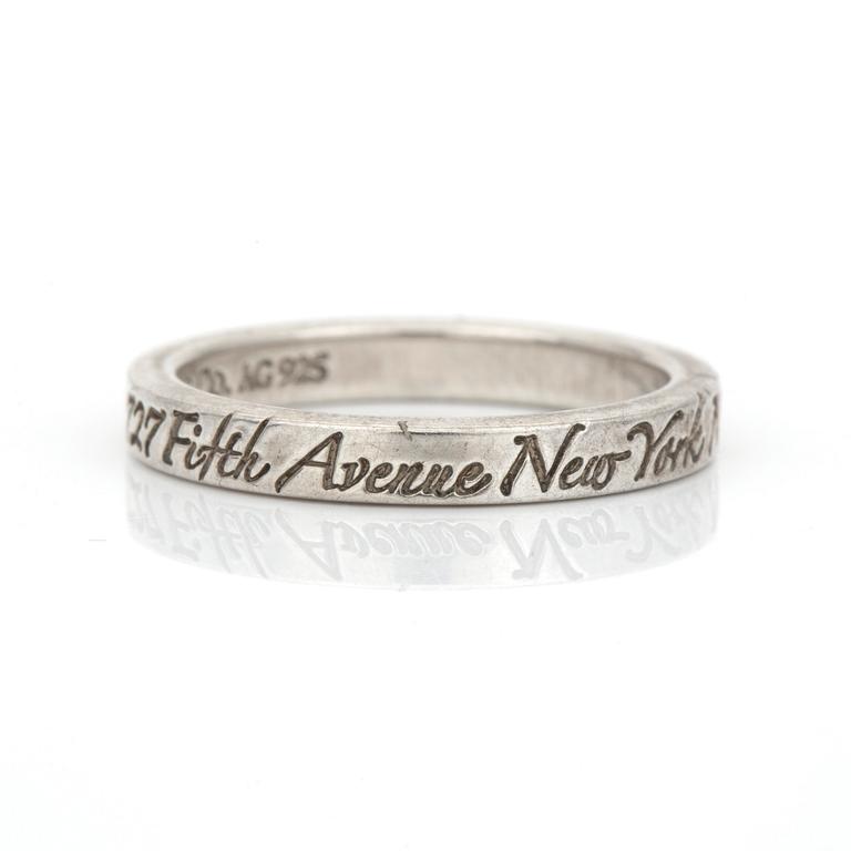 RING, sterlingsilver, Tiffany & Co, USA.