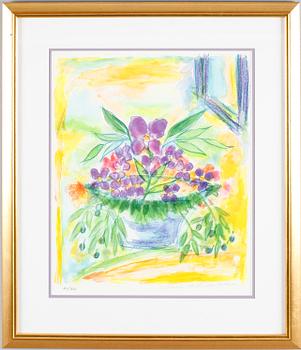 Lena Linderholm · LENA LINDERHOLM, färglitografi, signerad, numrerad 20/350.