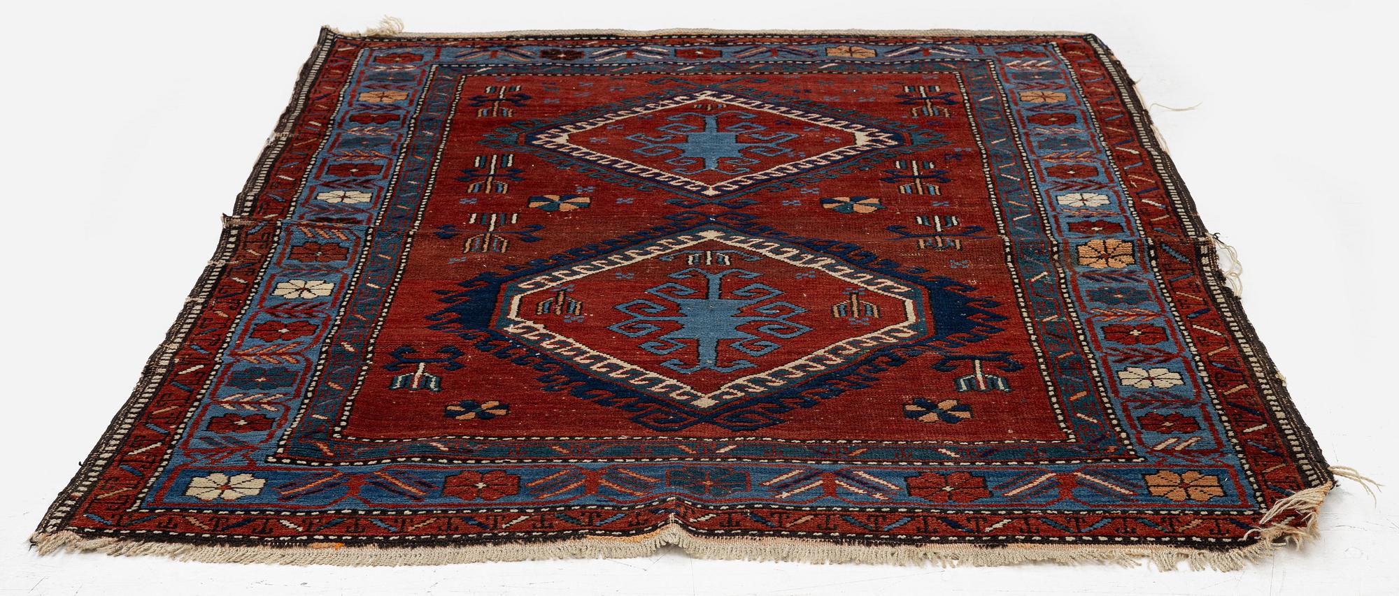 An antique Kazak rug, South Caucasus, c. 172 x 125 cm.
