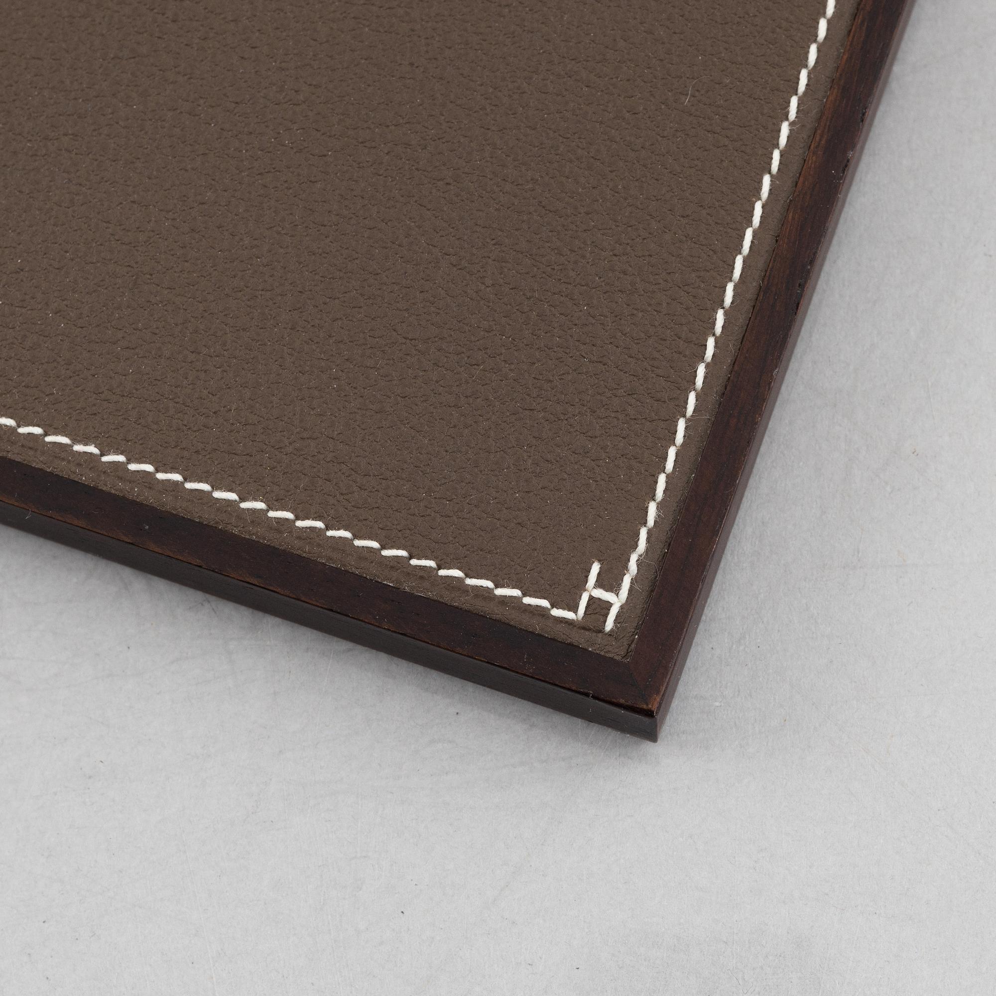 Hermès, a three-piece desk set, 21st century.