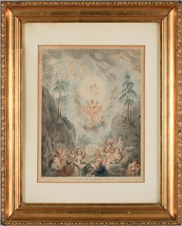 ELIAS MARTIN, etsningar, 2 st.
