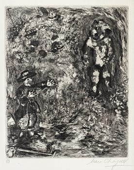 368A. Marc Chagall, "L'ours et l'amateur de jardin", ur: "Les Fables de la Fontaine".
