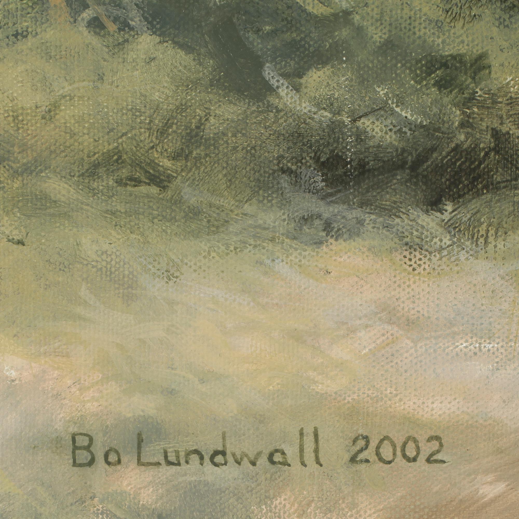 BO LUNDWALL, olja på duk. Sign o dat 2002.