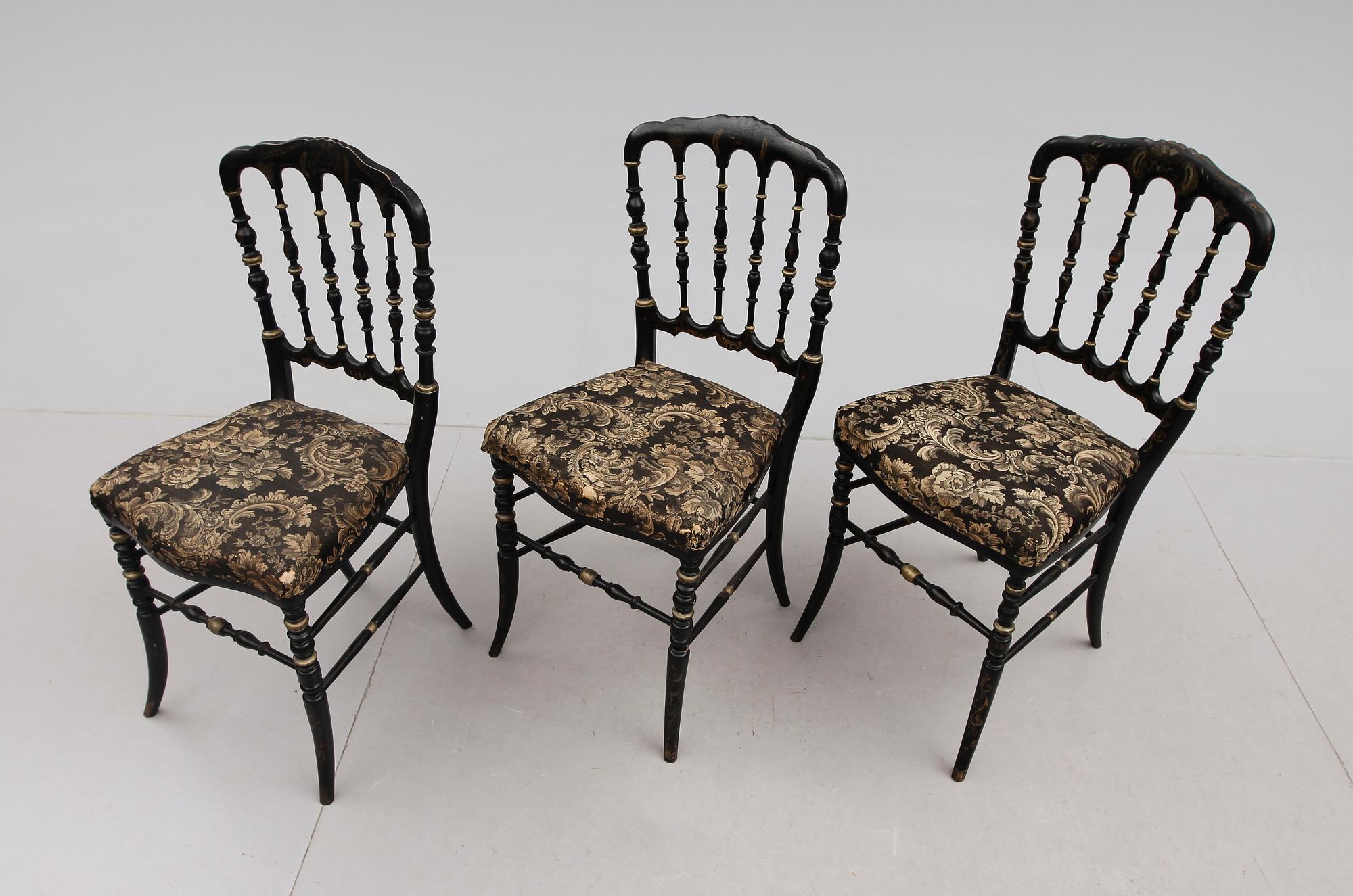 STOLAR, 3 st, 1800-talets andra hälft.
