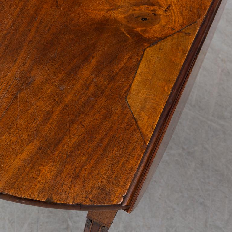 A 19th century mahogany table.