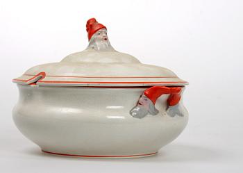 KANNA samt TERRIN, flintgods, Göteborgs Porslinsfabrik, 1900-talets första hälft.