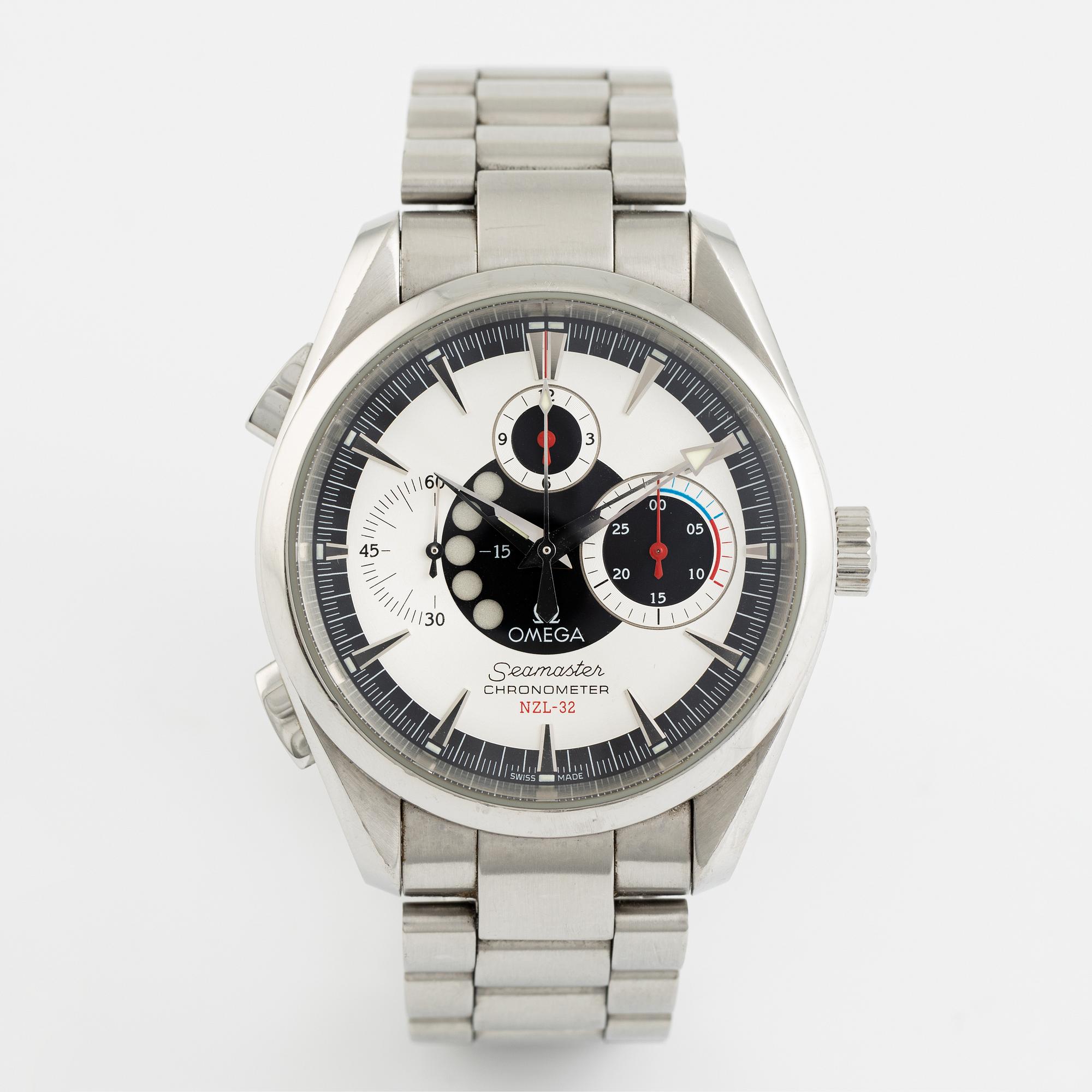 Omega, Seamaster, Aqua Terra, NZL‑32 Chrono, wristwatch, 42,2 mm.