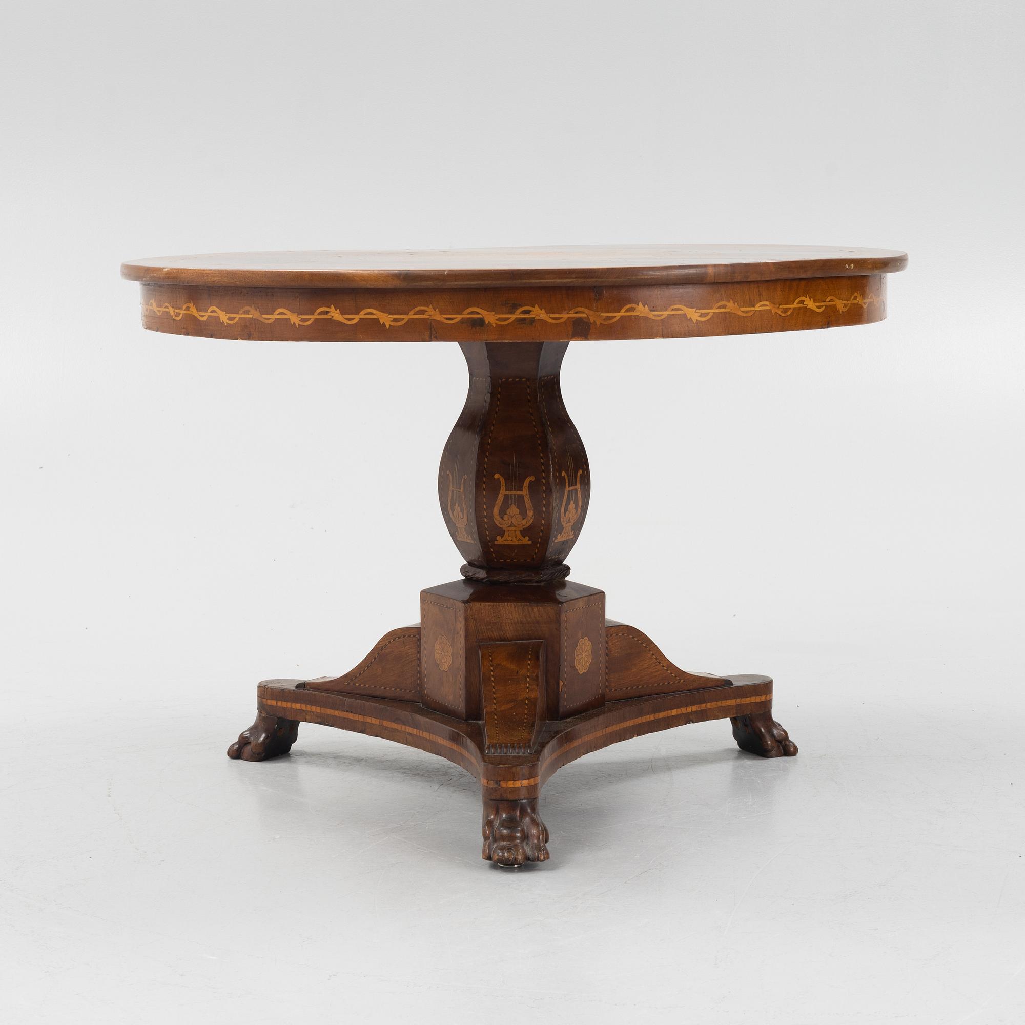 Table, Empire style, 1850-1880.