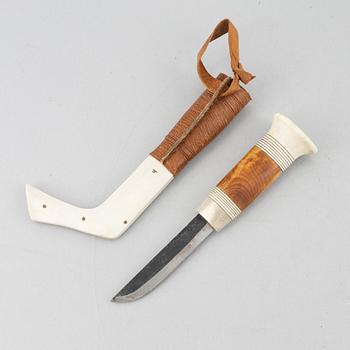 Torsten Fankki, a reindeer horn knife.