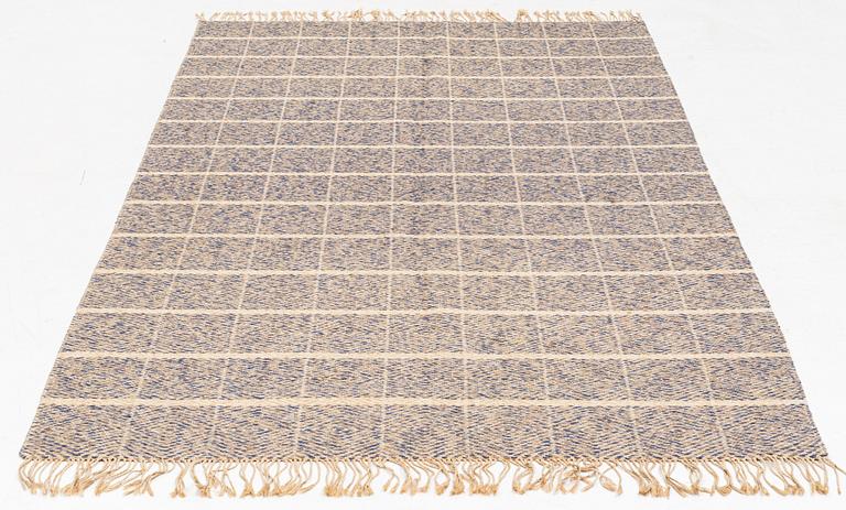 A flat weave carpet Bergå wool spinning mill, Stora Skedvi, c 245 x 140 cm.