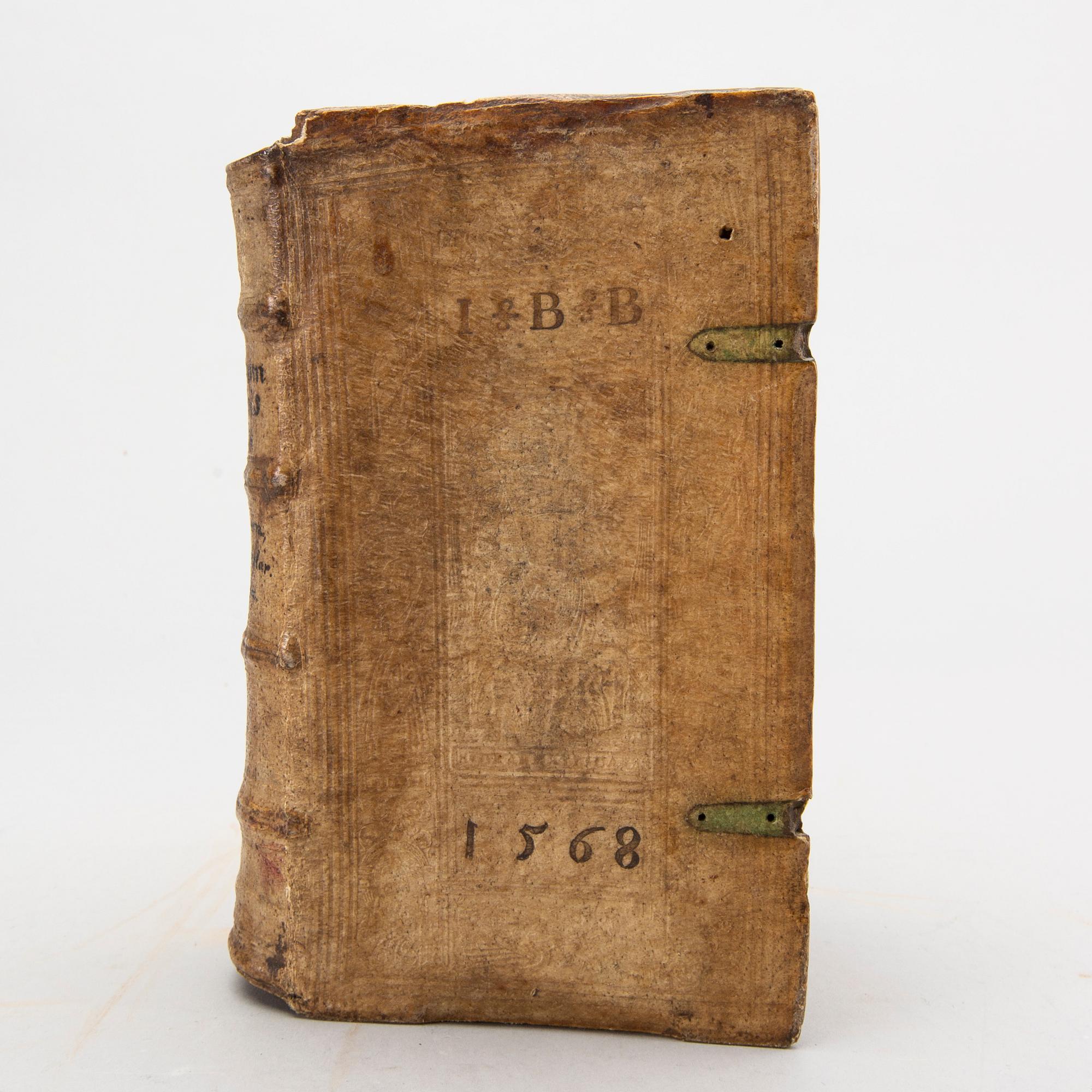 Book, Marcus Tullius Cicero 'Alterum Epistolarum volumen: Ad T. Atticum, Ad M. Brutum, ad Quintum fratrem...', 1563.