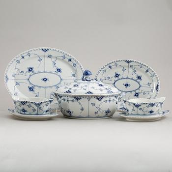 SERVISPORSLIN, 5 delar, Royal Copenhagen.