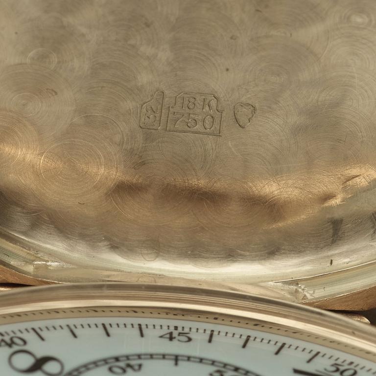 ED. HEUER & Cie, 125ème, pocket watch, 58 mm, hunting case,