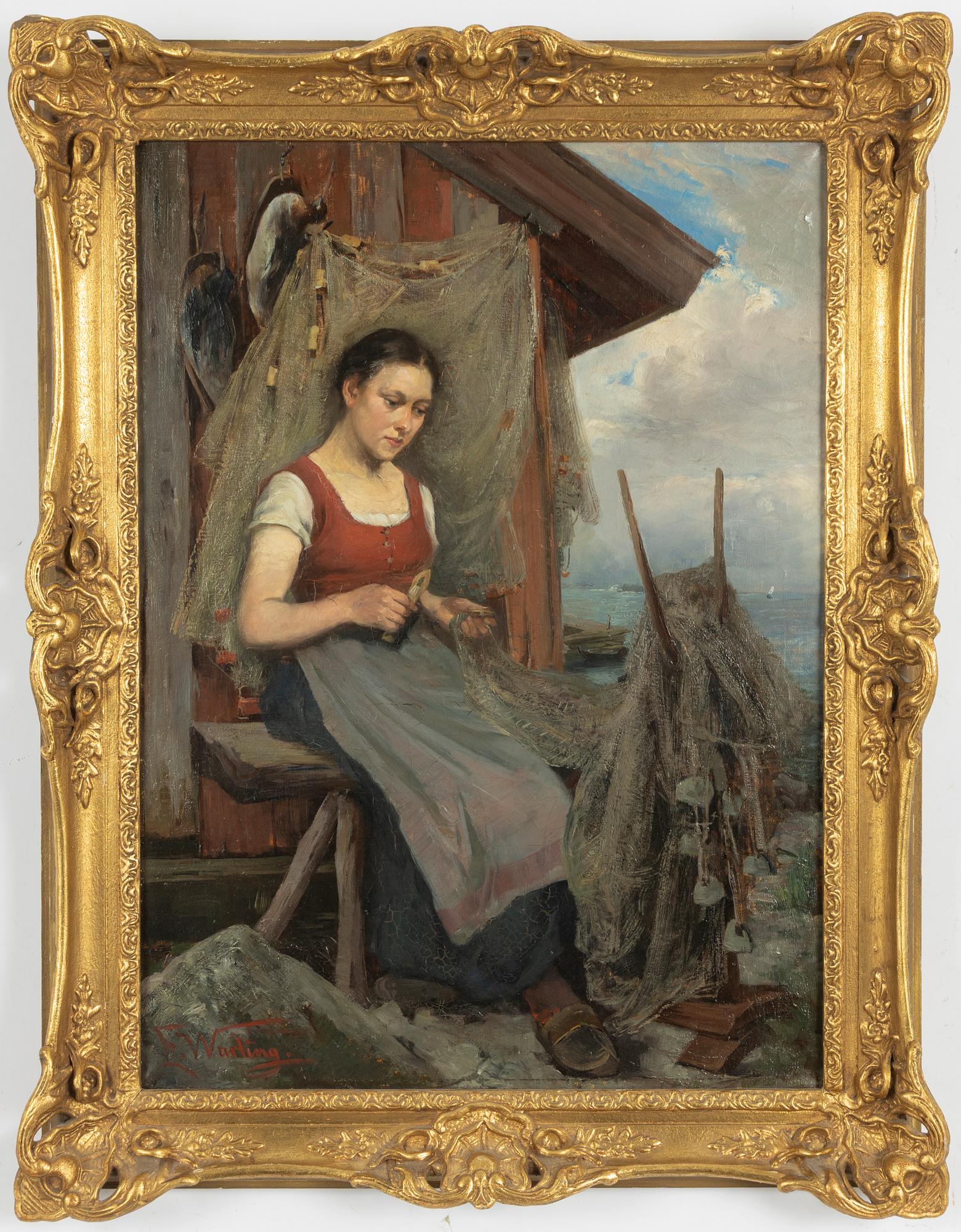 Elisabeth Warling, Näten lagas.