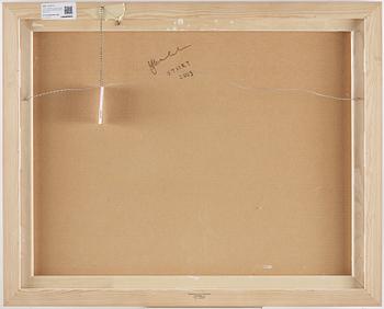 YLVA CEDER, oil on panel, signed and dated 2003 on verso.