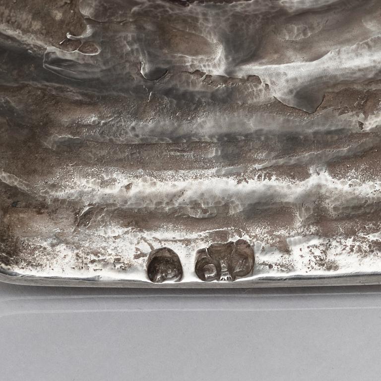 A pair of Italian late 17th/early 18th Century silver candlesticks. Marks of Johann Adolf Gaap (born 1667, died 1724).