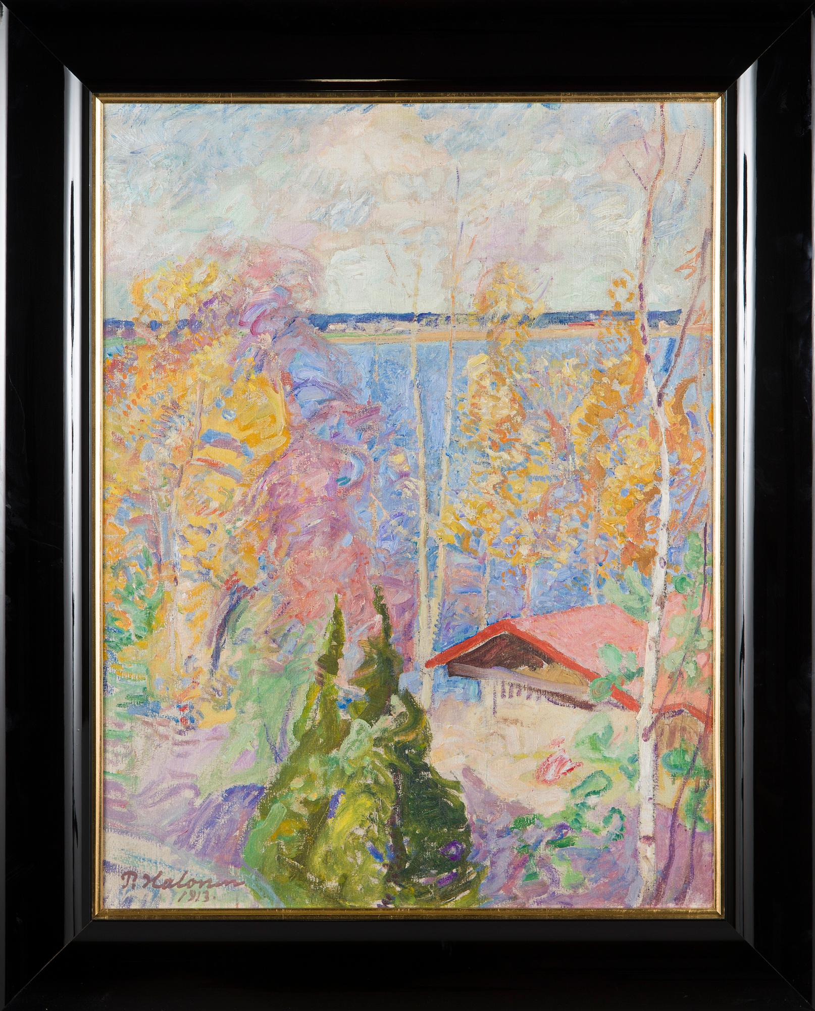Pekka Halonen, Verdure by the Shore.