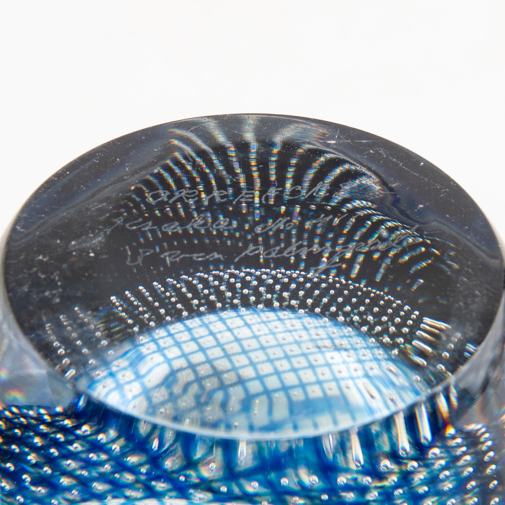Sven Palmqvist, a signed Kraka glass vase.